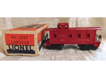 Vintage LIONEL No. 2257 CABOOSE With Box