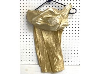Vintage Gold Belly Dancer Bra & Pants