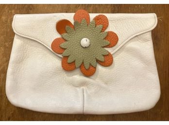 1960's Leather Purse, For A Flower Child!