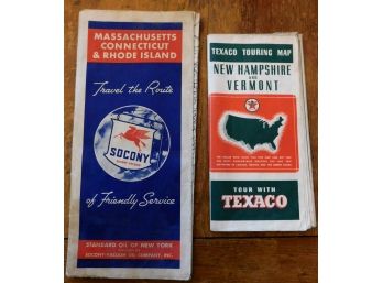 1938 'Standard Oil Co' Road Map & 1939 'Texaco' Road Map