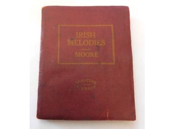 Small Leather Book 'IRISH MELODIES' SIR THOMAS MOORE