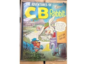 Get The Kids (or Yourself) With This GIANT 'CB RABBIT' Coloring Book, 1977