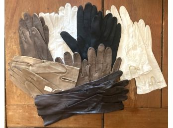 7 Pairs Of Vintage Ladies Gloves