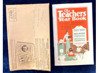 Wonderful Vintage 'The Teachers Year Book', Catalog