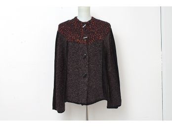 Curio Button Front Sweater, Size XL