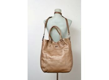 Cole Haan Metallic Oversized Leather Bag