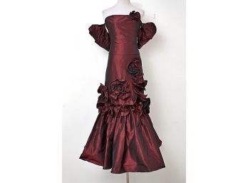 Alta Moda Couture Silk Gown, Size 12