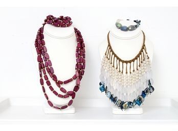 Two Chico's Necklace & Bracelet Sets