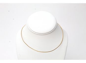 14K Yellow Gold Necklace, 2.55dwt