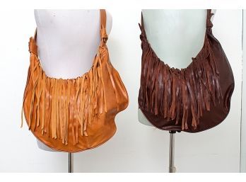 Two Hand Maid By Michelle Frantz Leather Fringe Bag