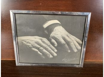 Print Of Hands Of Russian Piano Player