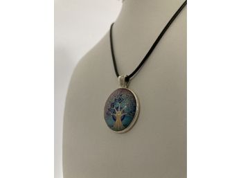Tree Of Life Pendant Necklace On Chord