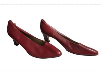 Bally's Red Leather Shoes