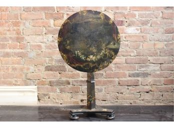 Beautiful Victorian Hand Painted Tilt Top Table