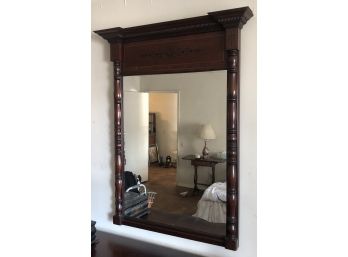 Vintage Solid Wood Vanity Mirror