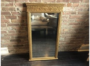 Carved Gilt Wood Console Table And Mirror