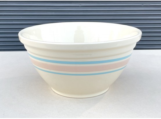 Large 14 Inch McCoy Pottery Oven Proof Dough Bowl