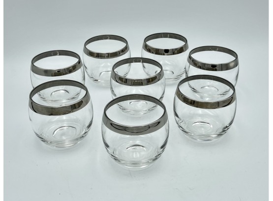 Set Of 8 Dorothy Thorpe Style Roly Poly Glasses
