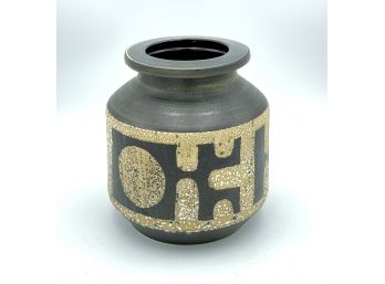 Mid Century Lapid Ceramic Vase Made In Israel