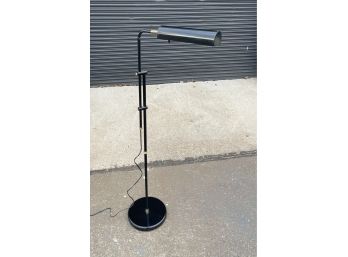 Vintage Black And Brass Accents Pharmacy Lamp