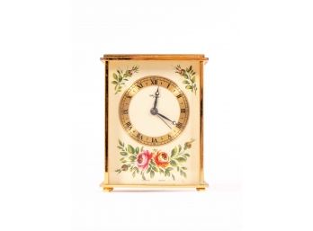 Swiss Imhof Brass Carriage Clock