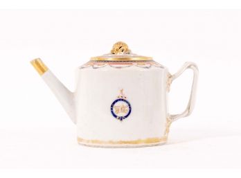 Antique C. 1800 Chinese Export Porcelain Teapot
