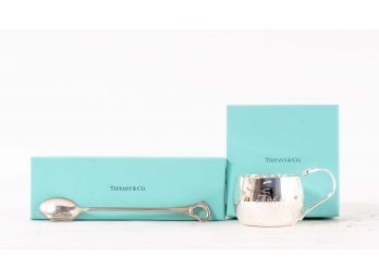 Tiffany & Co. Sterling Spoon & Cup Monogrammed 'Aubrey'