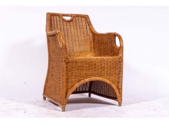 Wicker Bucket Chair