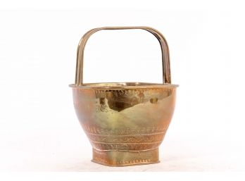 Indian Chased Copper Pail