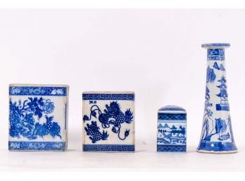 Collection Of Blue & White Porcelain