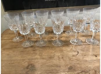 11 Waterford Glasses Made In  Ireland