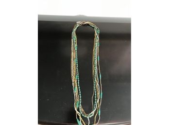 Neckless With Multi Strands: