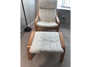 Ikea 2 Piece Chair & Ottoman