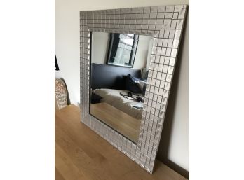 Art Deco Mirror - Silver Toned