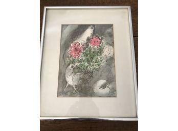 Print ' Women & Dove' By Chagall