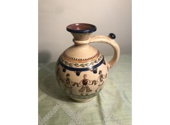 Earthenware Jug From Romania  - Stamped  #35-15