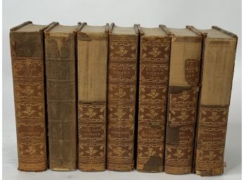 Set Of 7 Antique Books