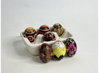 Decorative Wood Eggs Made In Poland