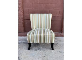 Striped Slipper Chair