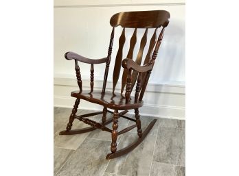 Mahogany Vintage Rocking Chair