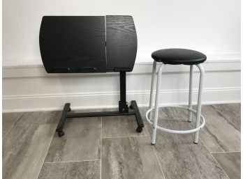 Portable Adjustable Desk And Stool