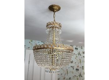 Stunning French Empire Style Chandelier - Beautiful Quality - Very Elegant Fixture - Paid $2,250 Each - 1 Of 2
