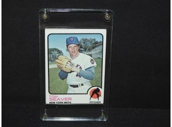 1973 Topps Hall Of Famer Tom Seaver Baseball Card