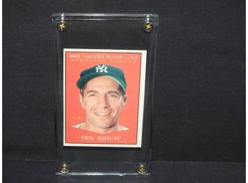 Topps Hall Of Famer NY Yankees Phil Rizzuto Baseball Card