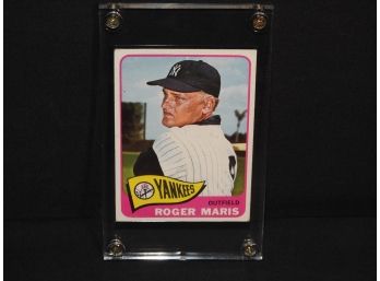 1965 Topps HOFer Roger Maris NY Yankees Baseball Card