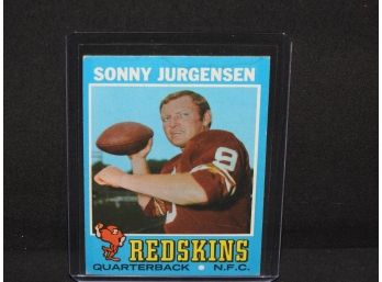 1971 Topps HOFer Sonny Jurgensen Football Card