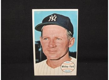 1964 Topps HOFer Whitey Ford Over Sized Baseball Card