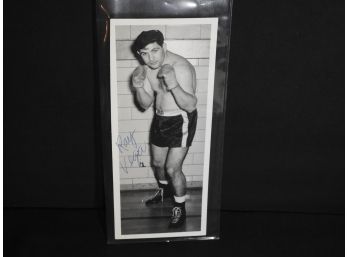 Early Signed Ray Vega Boxing Champion Photo