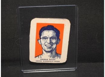 SUPER RARE 1952 Wheaties George Mikan Basketball Card