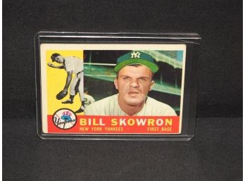 1960 Topps NY Yankees Star Moose Skowron Baseball Card